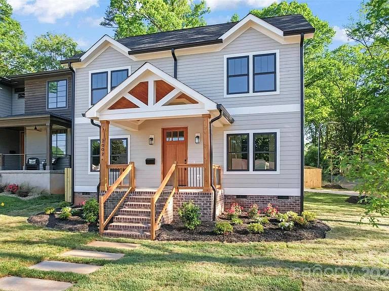 2002 St Paul Street, craftsman front elevation
